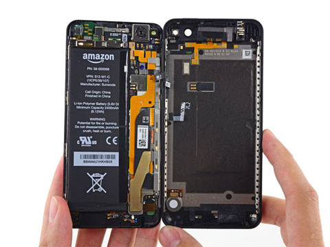 Amazon Fire Phone đắt hơn cả iPhone 5S và rất khó sửa