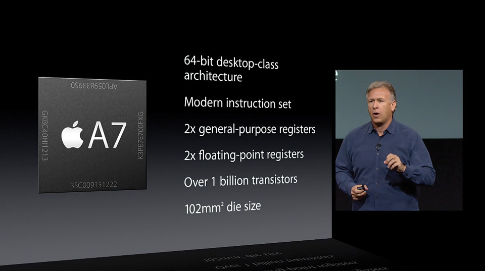 Bộ xử lý A7 64-bit ARM mạnh mẽ của Apple: Vẫn cần thời gian 