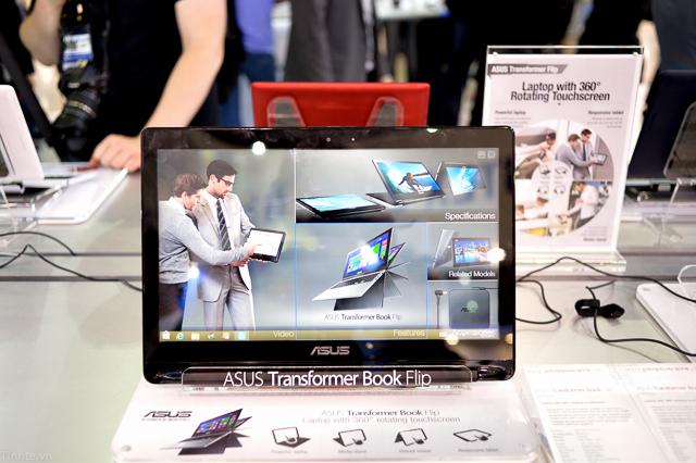 [Computex 2014] Asus Transformer Book Flip: laptop lật xoay 15.6