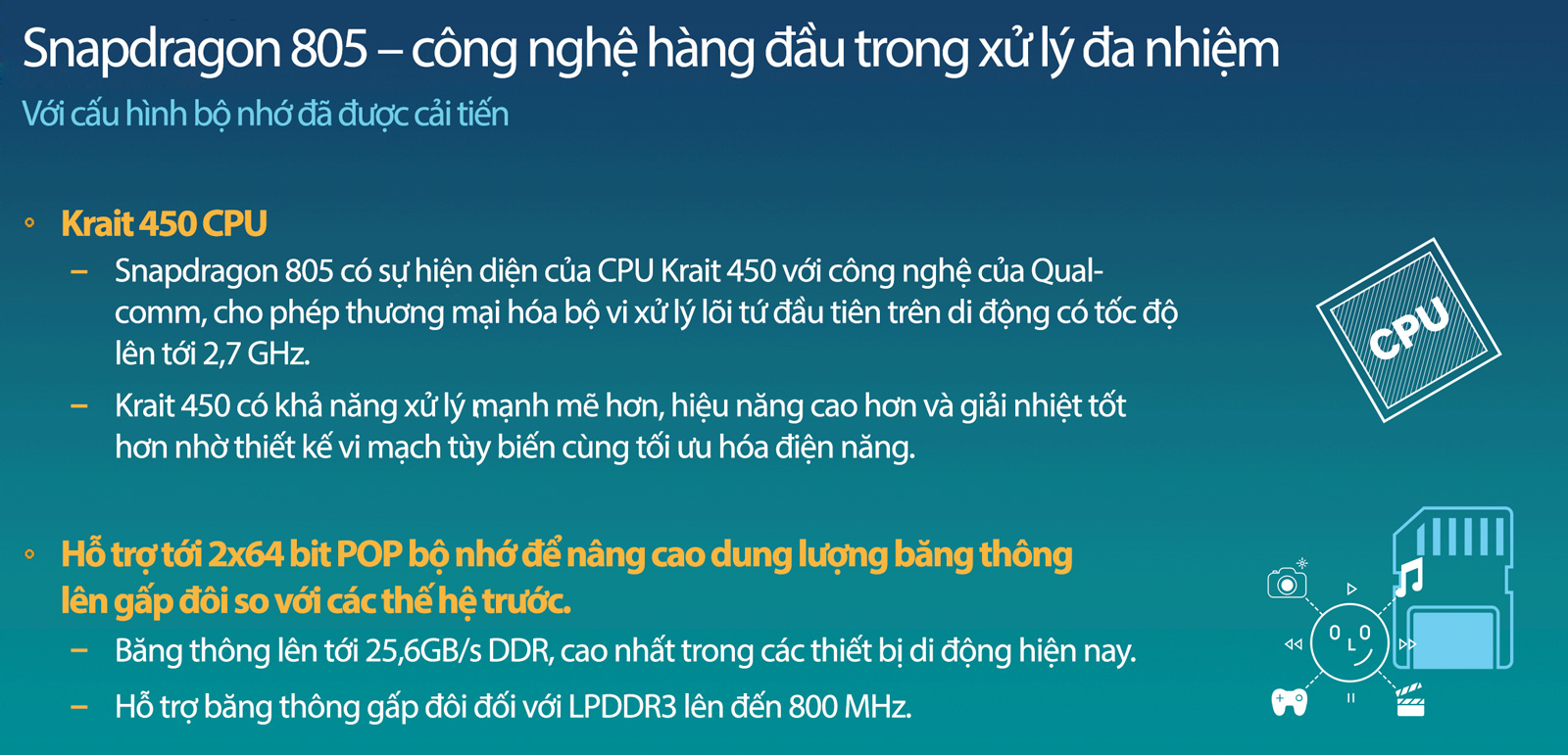 Đánh giá hiệu năng chip Qualcomm Snapdragon 805