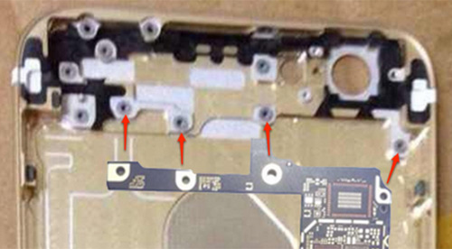 iPhone 6 để lộ bo mạch chủ có chip NFC