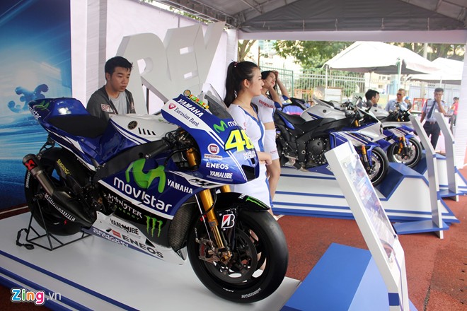 Bộ tứ siêu mô tô cùng màu của Yamaha tại Việt Nam