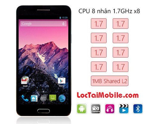 Cơ hội sở hữu smartphone chip 8 nhân giá rẻ.