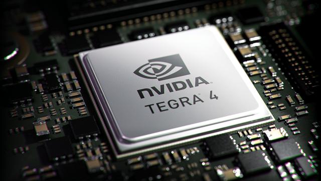 Đọ cấu trúc và “số nhân”  Với tên mã là Wayne, thế hệ chip SoC (System on Chip) mạnh nhất Tegra 4 của Nvidia được cấu thành từ 4 nhân ARM Cortex-A15, 1 nhân tiết kiệm năng lượng (cấu trúc 4+1) và 72 nhân GPU tích hợp bên trong. Như vậy, ngoài sức mạnh đồ họa gấp 6 lần so với Tegra 3, hỗ trợ video có độ phân giải 4K (Ultra HD) trên di động, thì Tegra 4 còn được xem là chip SoC di động có nhiều nhân nhất thời điểm hiện tại.  Trong khi đó Snapdragon 800 được cấu tạo với 4 nhân CPU Krait 400 (xung nhịp tối đa 2,3 GHz mỗi lõi), GPU Adreno 330, bộ xử lý tín hiệu số DSP Hexagon v5 mà theo Qualcomm là có hiệu năng cao hơn 75% so với “người tiền nhiệm” Snapdragon S4 và có khả năng tiêu thụ điện năng thấp hơn. Đặc biệt, dòng chip mới này sẽ cho phép smartphone chạy với tốc độ 2,3 GHz, tức là những smartphone được trang bị Snapdragon 800 sẽ có thể chụp ảnh và xem nội dung hình ảnh, video ở độ phân giải 4K (Ultra HD) như Tegra 4. Ngoài ra, vi xử lý này cũng hỗ trợ những smartphone có độ phân giải lên tới 55 megapixel và âm thanh HD.