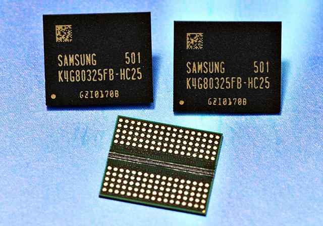 Samsung bắt đầu sản xuất hàng loạt chip nhớ 