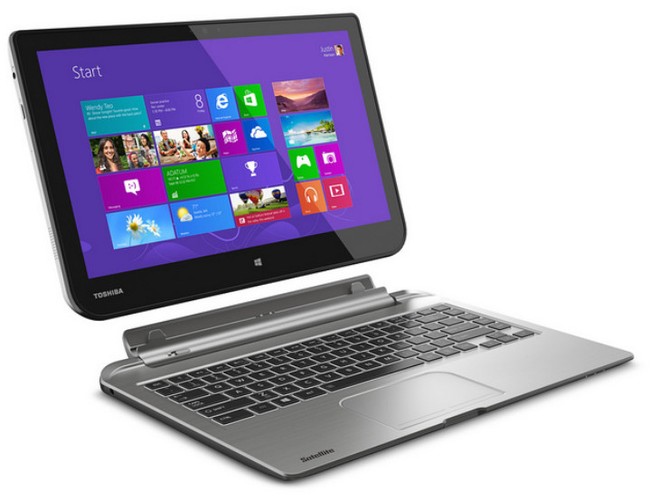 Toshiba giới thiệu laptop lai Satellite Click, chip AMD